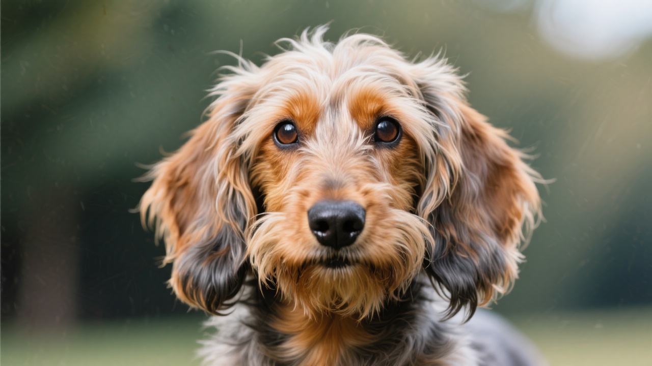 标准长毛腊肠犬 主视图